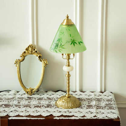 GlassBamboo - Luksus Bordlampe