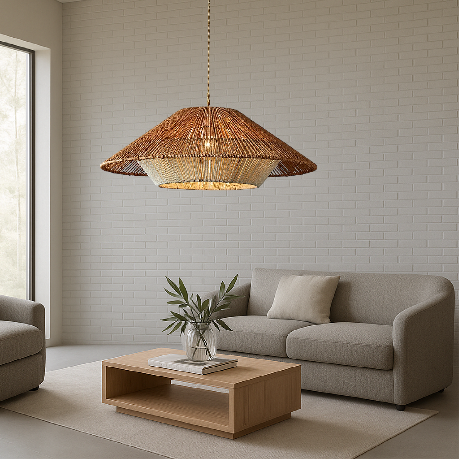 Bamboo Woven Hanging Lamp 2