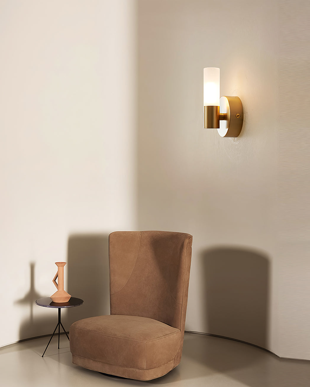 CylindraGlow – Chic Cylindrical Wall Lamp for Timeless Ambience