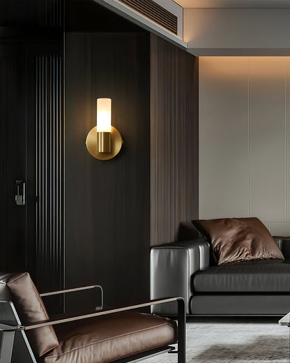 CylindraGlow – Chic Cylindrical Wall Lamp for Timeless Ambience