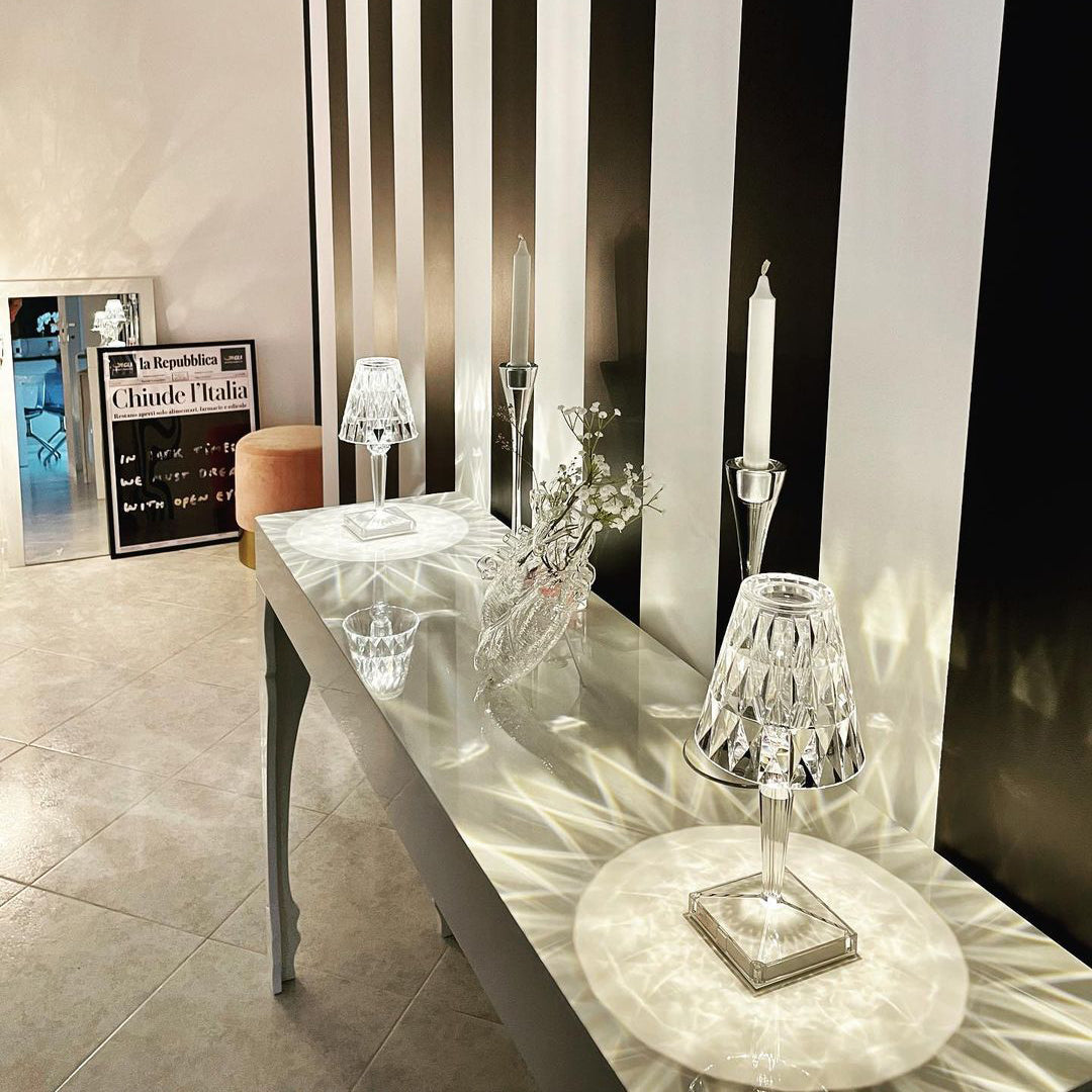 SparkleBeam - Moderne LED-lampe med et strejf af glamour