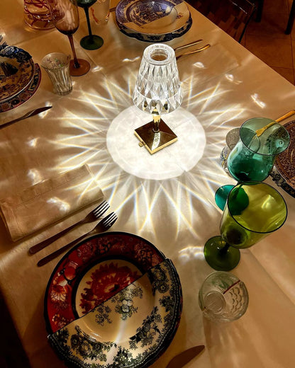 SparkleBeam - Moderne LED-lampe med et strejf af glamour