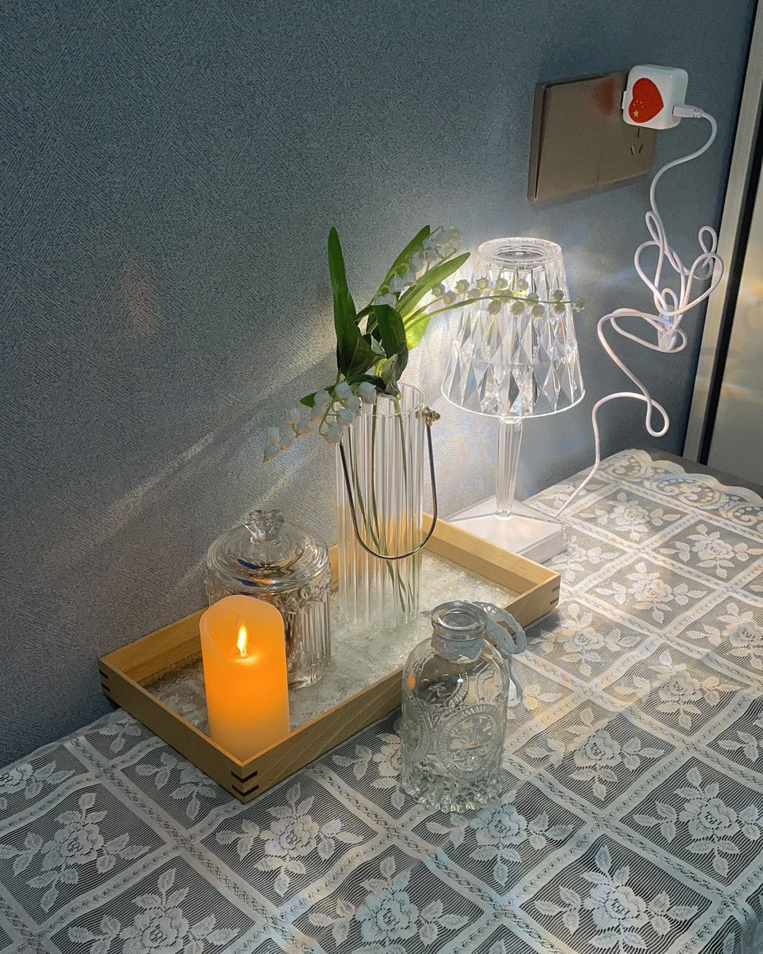 SparkleBeam - Moderne LED-lampe med et strejf af glamour