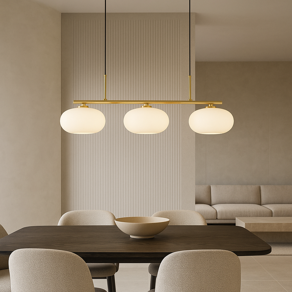 Bauhaus 3-head pendant lamp 7