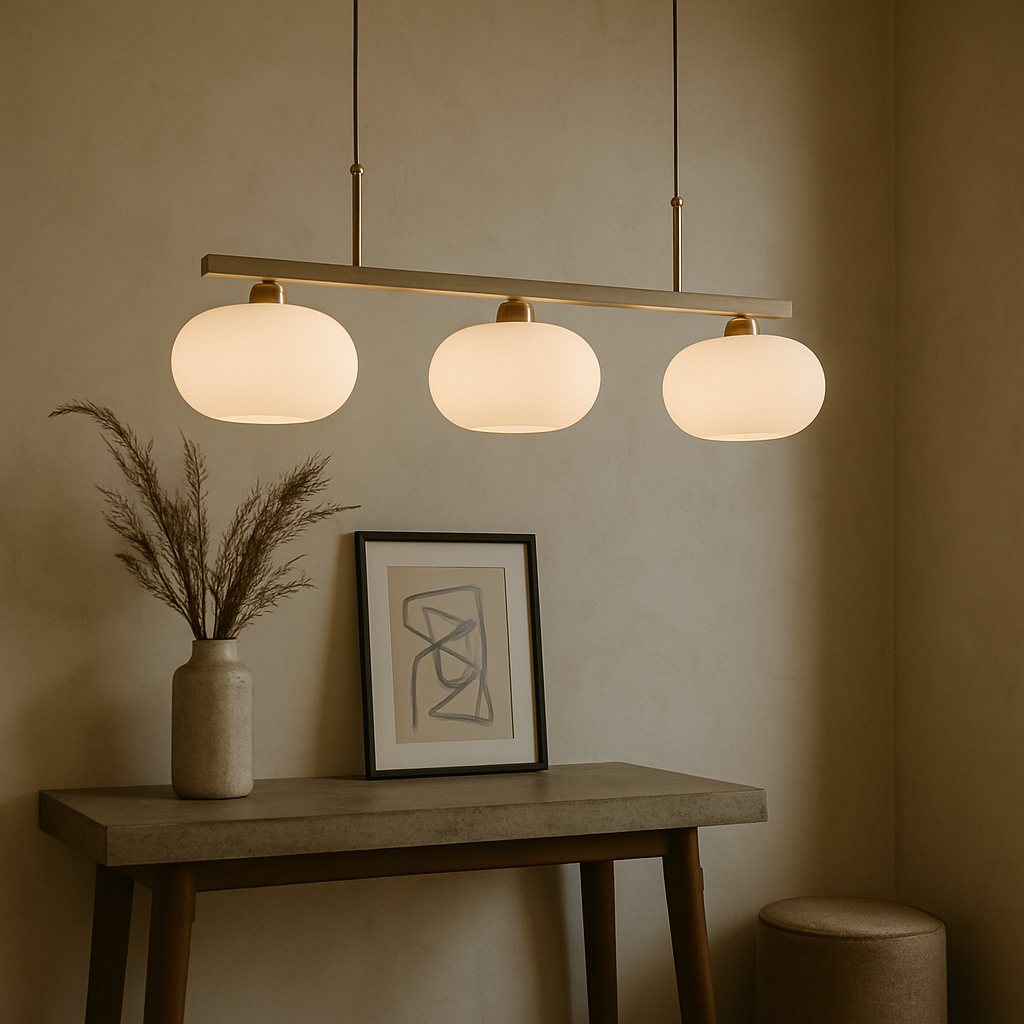Bauhaus 3-head pendant lamp 8