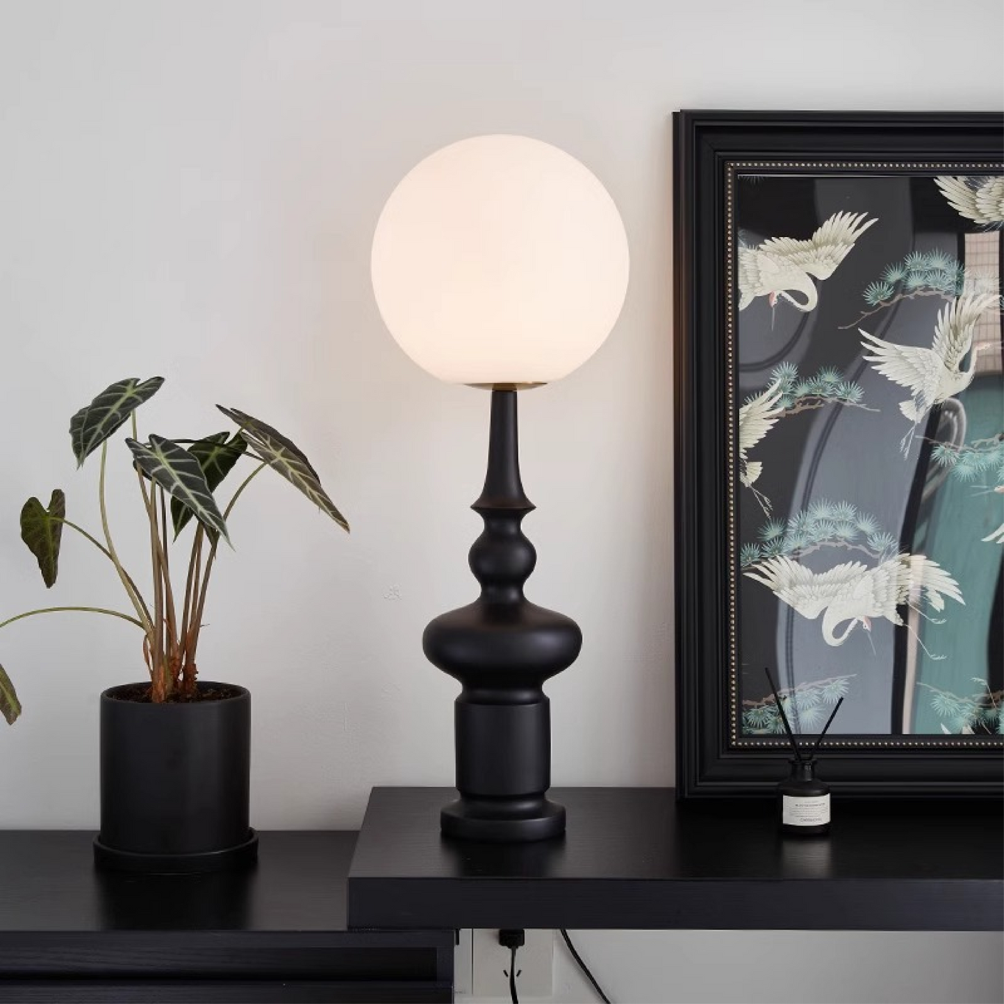 Bauhaus black floor lamp 2