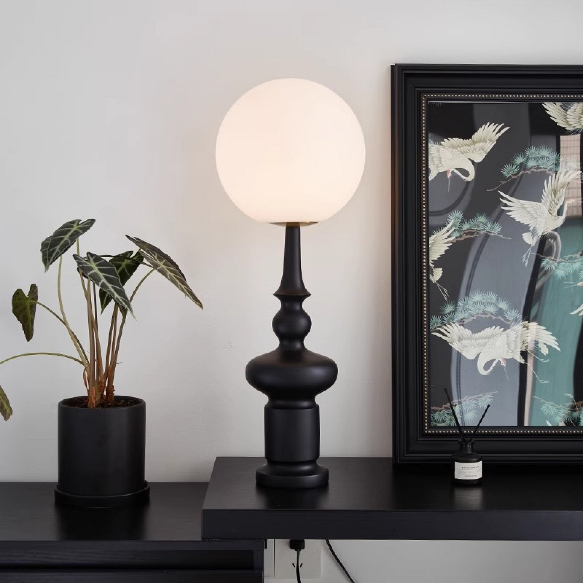 Bauhaus black floor lamp 2