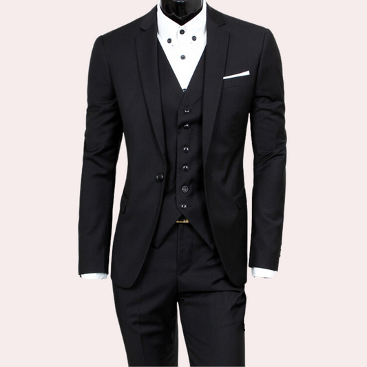Beaumont 3-Piece Men's Suit - Elegant Summer Attire for Weddings and Events-1