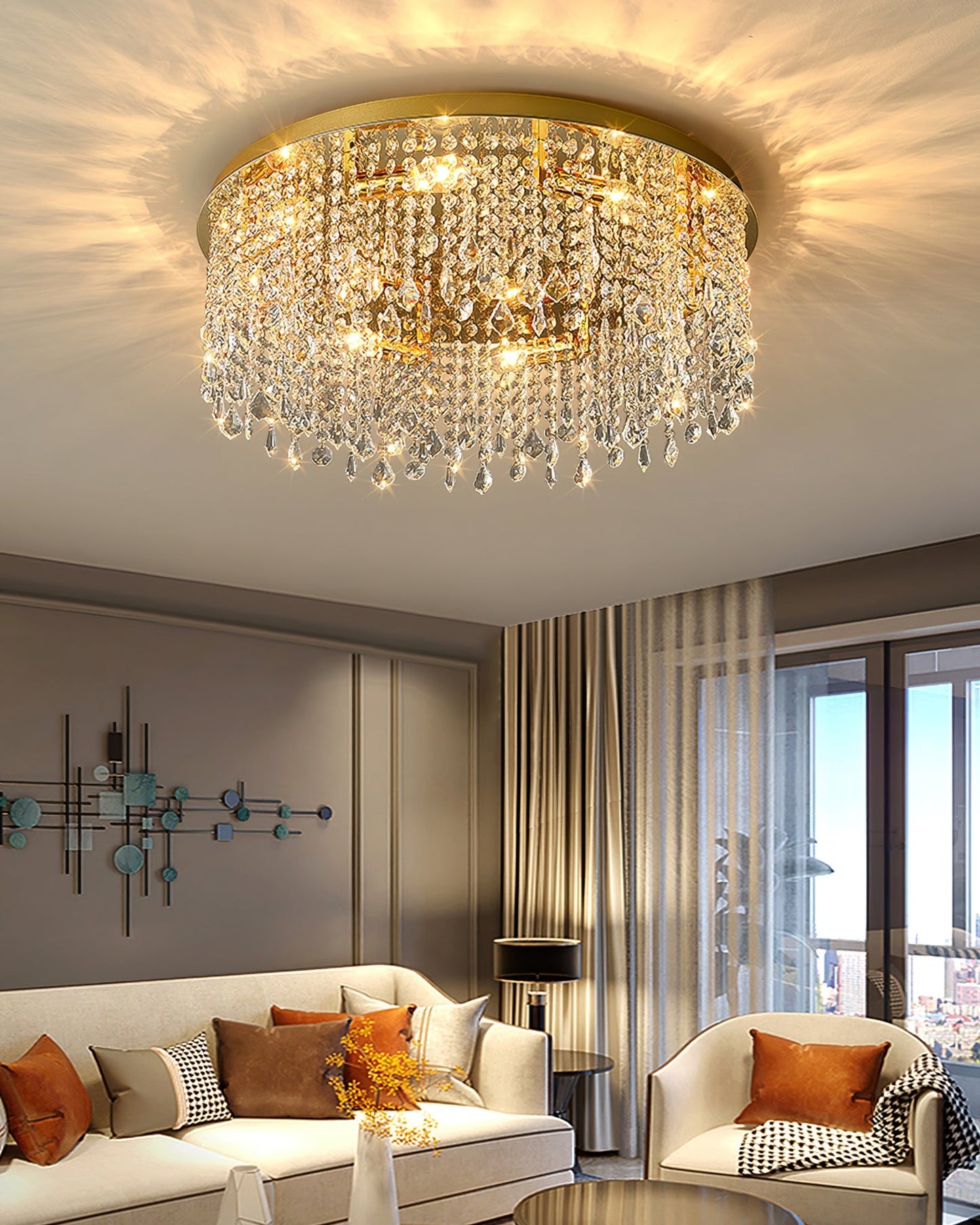 EleganceBeam - Luxury Ceiling Fixture
