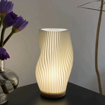 CalmGlow – Lampe de table Wave élégante