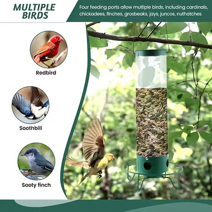 Bird Feeder | Squirrel-Proof Hanging Seed Feeder Outdoor 5