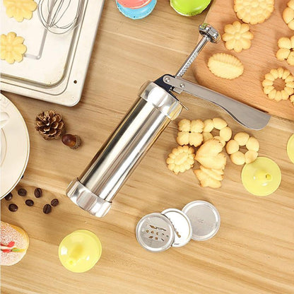 BiscuitCrafter | Innovative Stainless Steel Cookie Press Maker 2