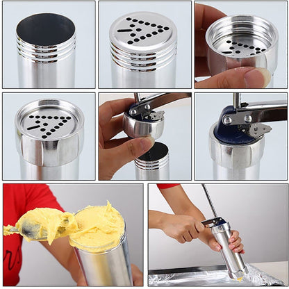 BiscuitCrafter | Innovative Stainless Steel Cookie Press Maker 4