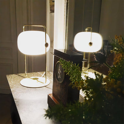 StreamGlow – Elegant Glass Table Lamp with Minimalist Design