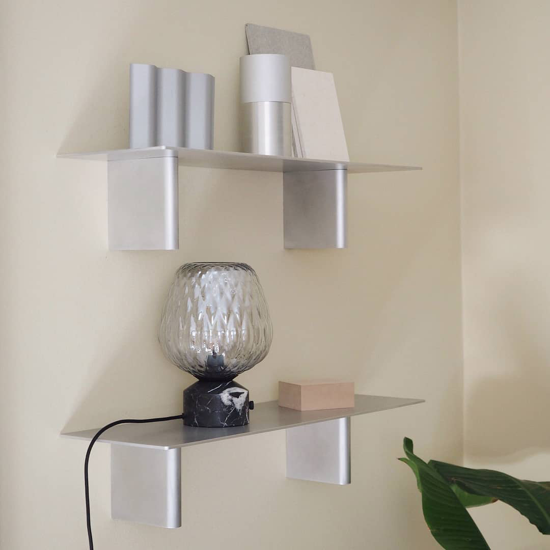 LuminousBlaze - Modern Lamp with Sleek Glass Cover and Soft Light