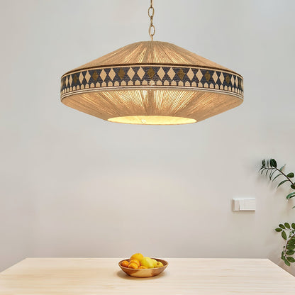BohoFringe – Artistic Pendant Lamp with Flowing Fringes for Bohemian Charm