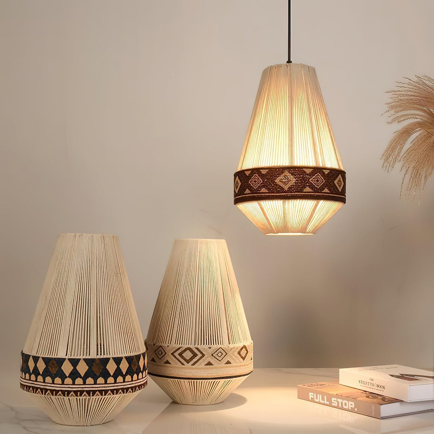 BohoFringe – Artistic Pendant Lamp with Flowing Fringes for Bohemian Charm