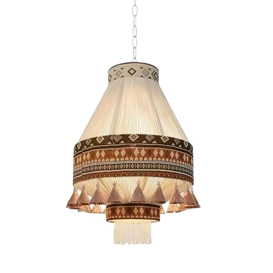 BohoFringe – Artistic Pendant Lamp with Flowing Fringes for Bohemian Charm