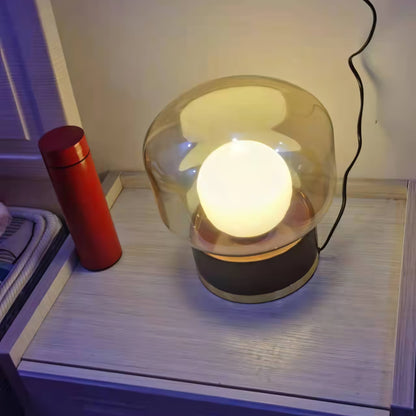 LuxeBoule - Table Lamp with Geometric Shape and Cozy Light Diffusion