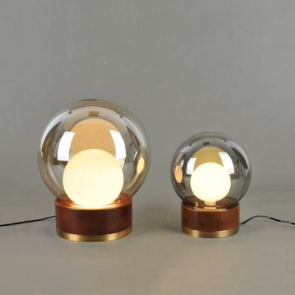 LuxeBoule - Table Lamp with Geometric Shape and Cozy Light Diffusion