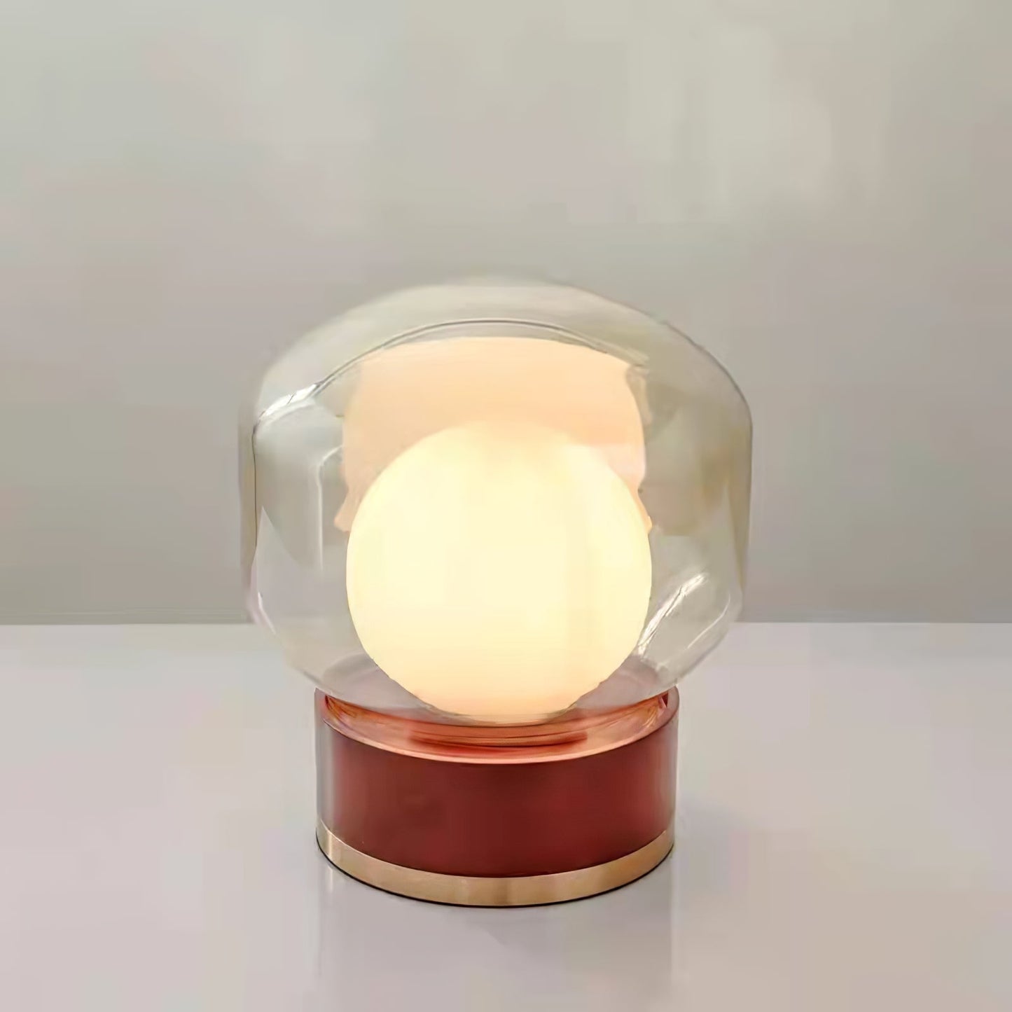 LuxeBoule - Table Lamp with Geometric Shape and Cozy Light Diffusion