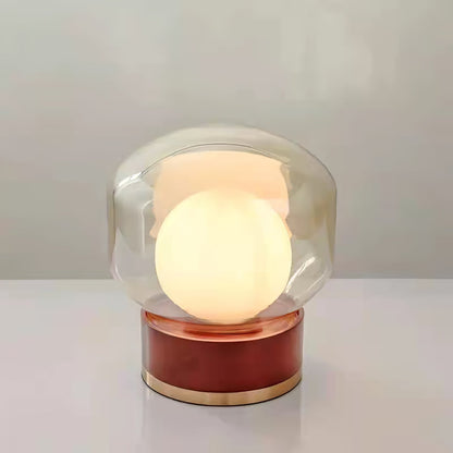LuxeBoule - Table Lamp with Geometric Shape and Cozy Light Diffusion