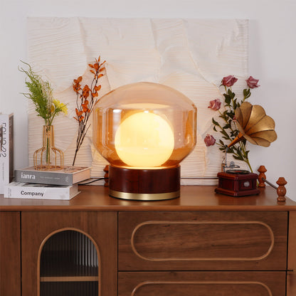 LuxeBoule - Table Lamp with Geometric Shape and Cozy Light Diffusion