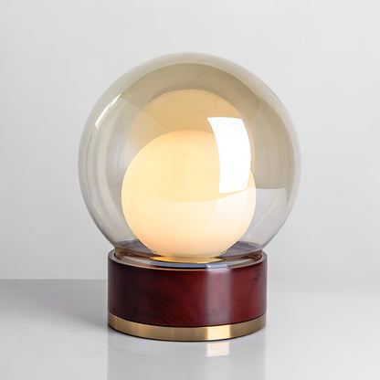 LuxeBoule - Table Lamp with Geometric Shape and Cozy Light Diffusion