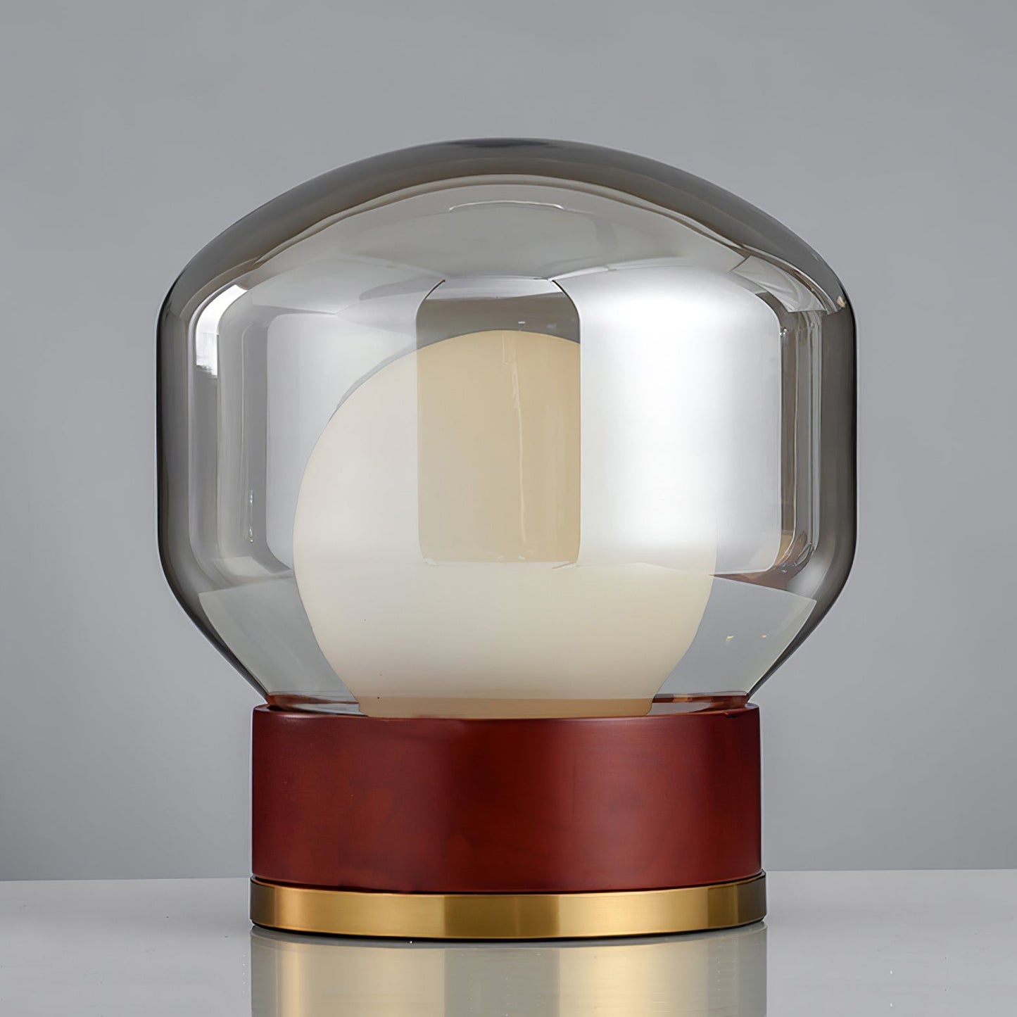 LuxeBoule - Table Lamp with Geometric Shape and Cozy Light Diffusion