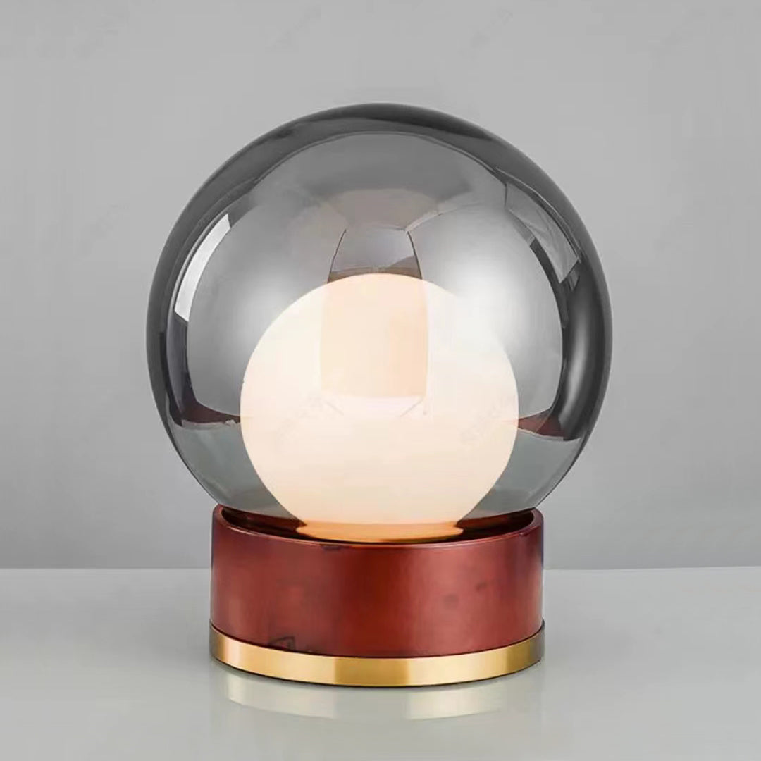 LuxeBoule - Table Lamp with Geometric Shape and Cozy Light Diffusion