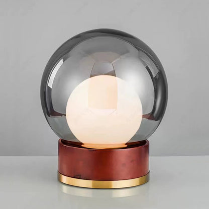 LuxeBoule - Table Lamp with Geometric Shape and Cozy Light Diffusion