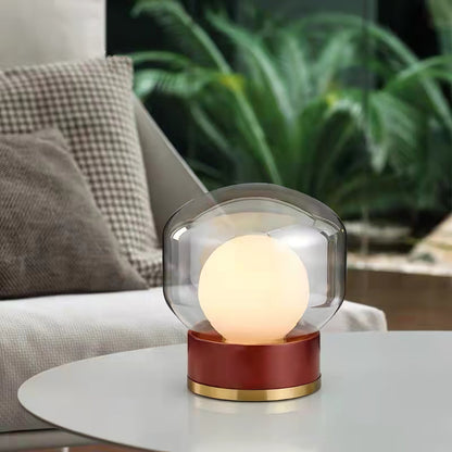 LuxeBoule - Table Lamp with Geometric Shape and Cozy Light Diffusion