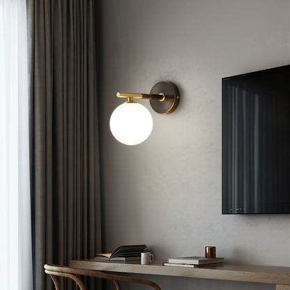 GlobalGlow – Gold Wall Lamp with Global Inspiration
