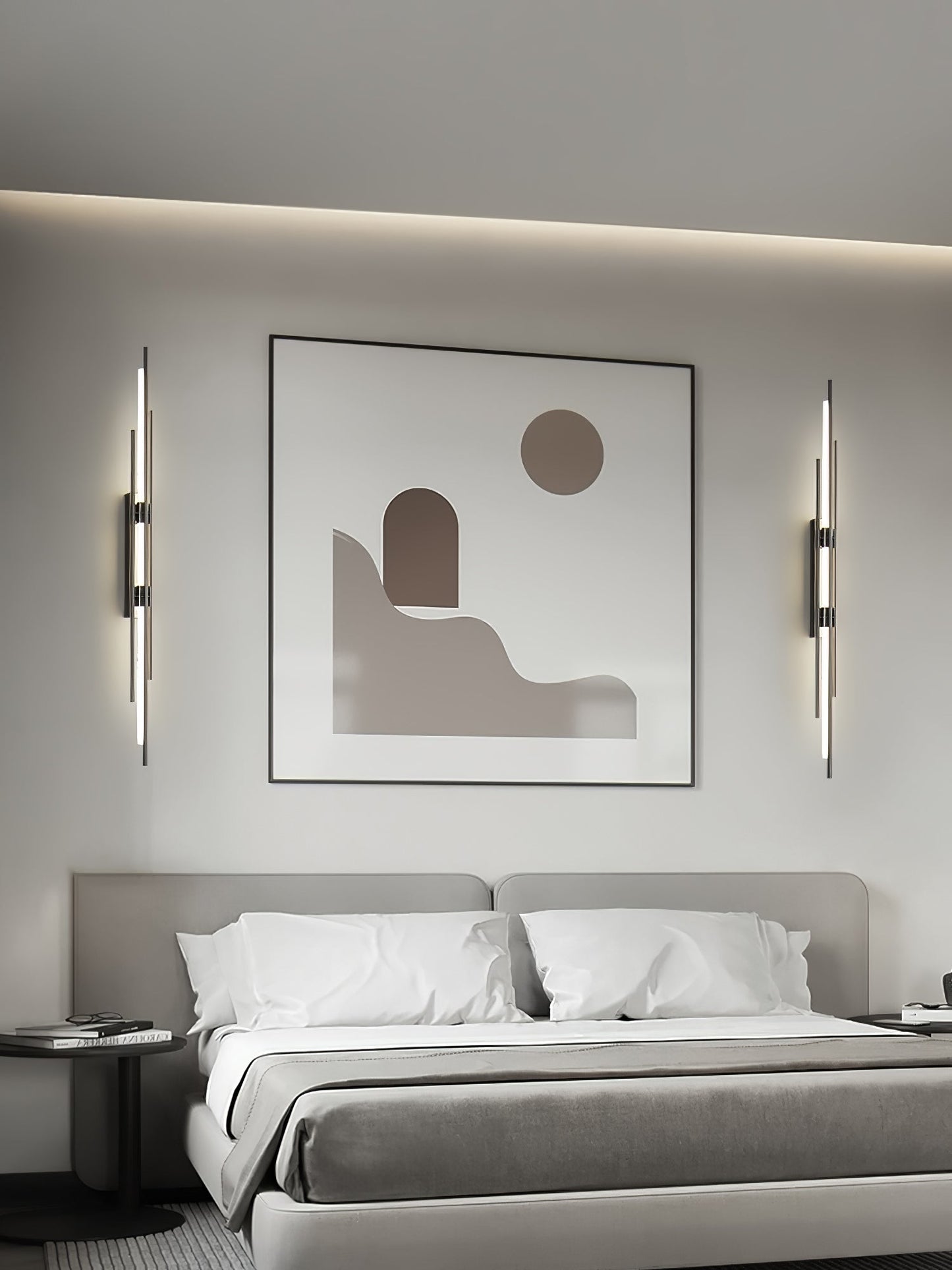LuxeAura – Lámpara de pared dorada opulenta para espacios elegantes