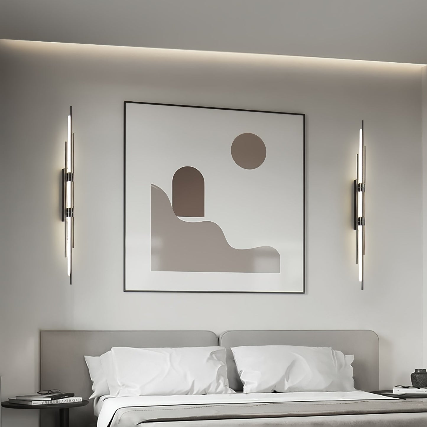 LuxeAura – Lámpara de pared dorada opulenta para espacios elegantes