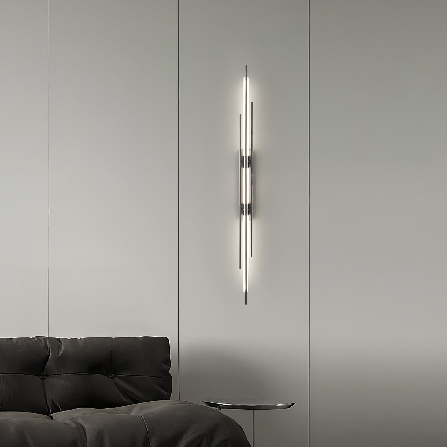 LuxeAura – Lámpara de pared dorada opulenta para espacios elegantes