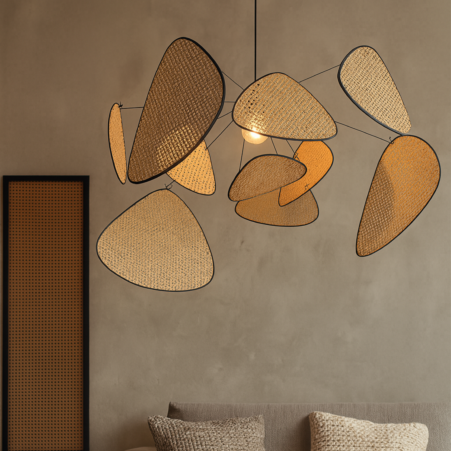 Bria's rattan pendant lamp 4