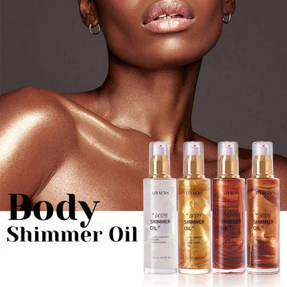 Sparkle Shimmer - Highlighting Body Oil with Radiant Glow & Shimmering Finish-6