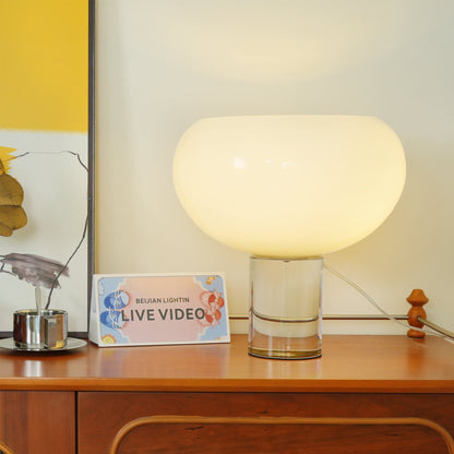 GlowBuds - Moderne Tafel Lamp met Rond Glasontwerp