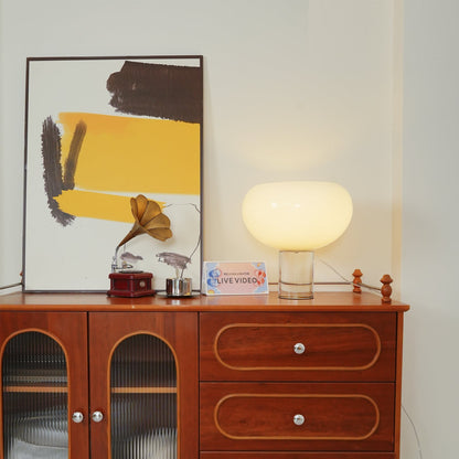 GlowBuds - Moderne Tafel Lamp met Rond Glasontwerp