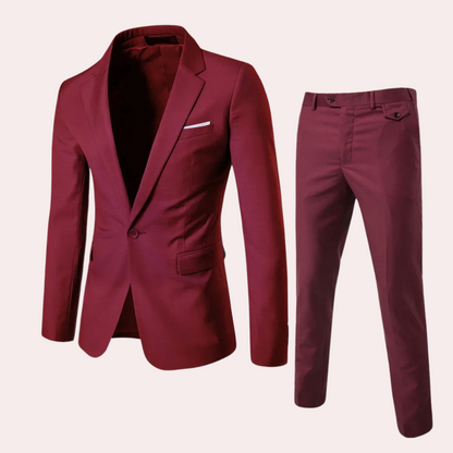 Variant image for Men's Slim Fit Summer Suit - Stylish Wedding Suits for Men & Groomsmen in Multiple Colors-1