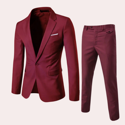 Men's Slim Fit Summer Suit - Stylish Wedding Suits for Men & Groomsmen in Multiple Colors-1