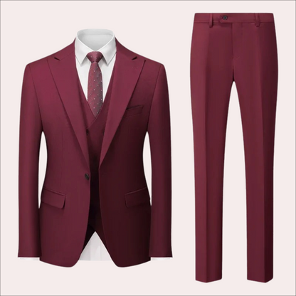 Mathias - Stylish Business Casual Men's Suit in Premium Acetate Fiber-6