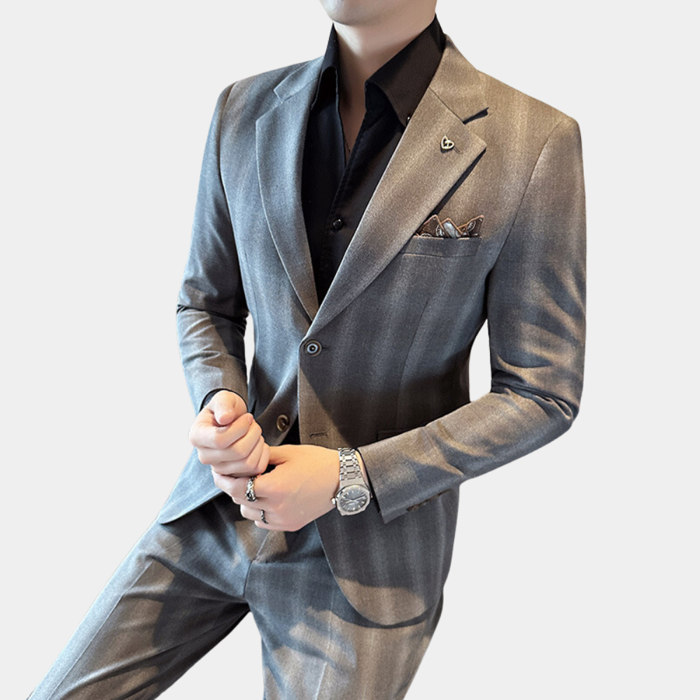 Variant image for Diggory - Stylish Summer Men's Suit Set in Comfortable Breathable Fabric-7