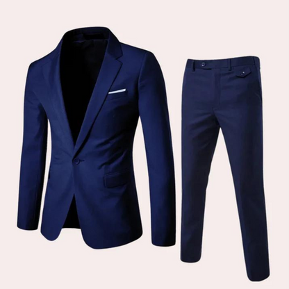 Variant image for Mart - Men's Black Suit Set with Tailored Blazer & Pants for Weddings-19