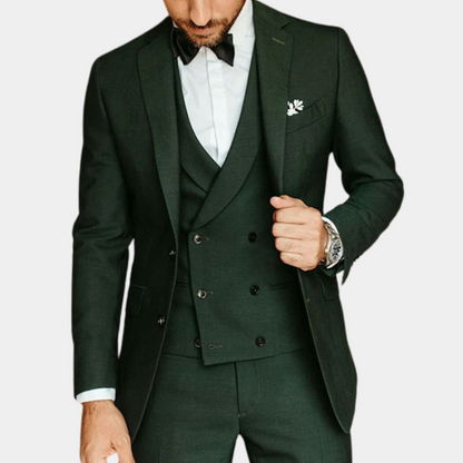 Elegant 3-Piece Men's Suit Set - Scandinavian Design for Summer Events-4