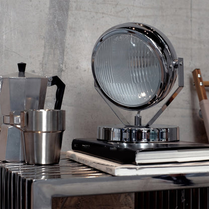 GlassMetal – Modern LED Table Lamp with Sleek Design