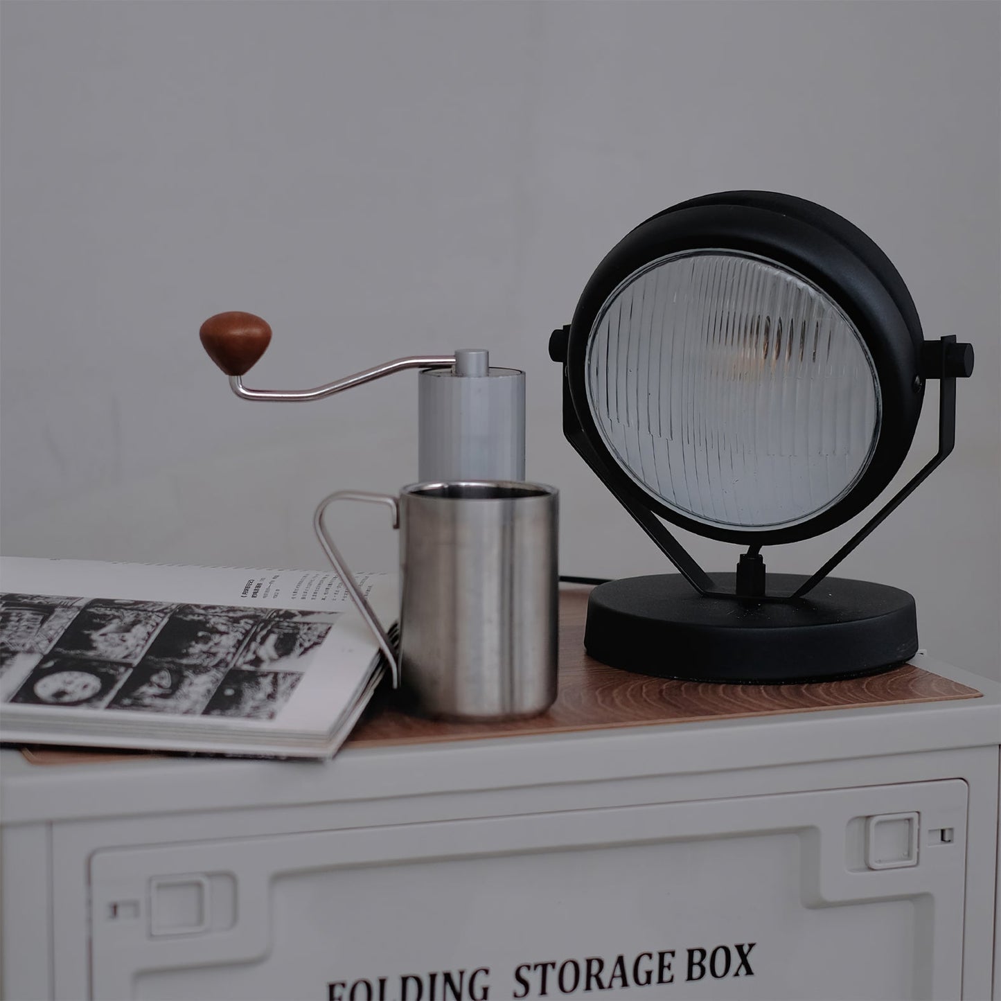 GlassMetal – Modern LED Table Lamp with Sleek Design