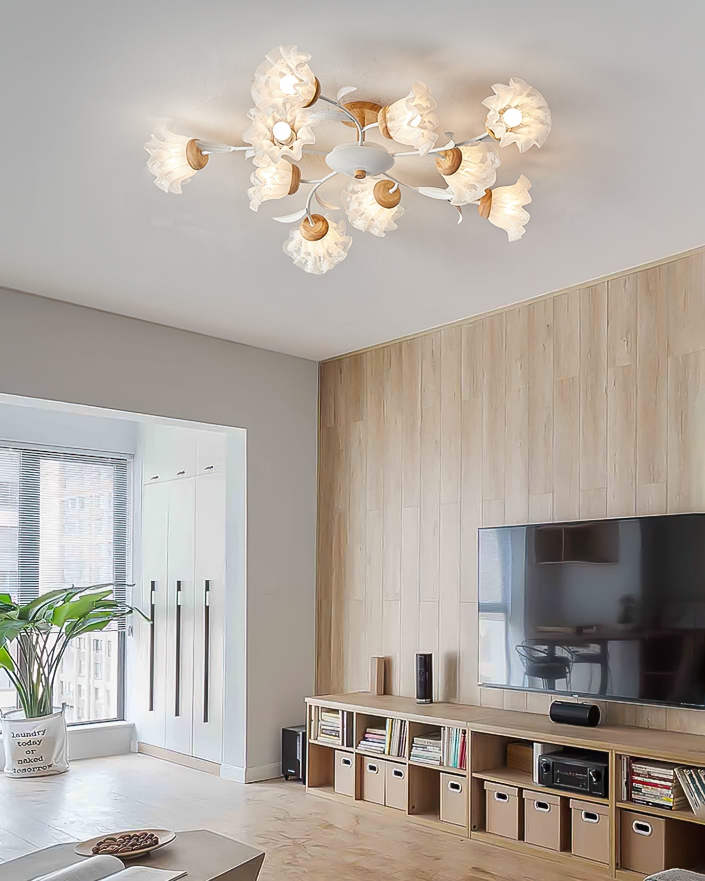 FlowerAura - Floral Loftbelysning