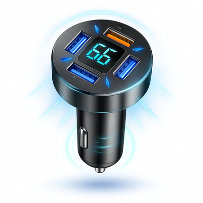 Car Charger Fast USB Multi Port Adapter 0